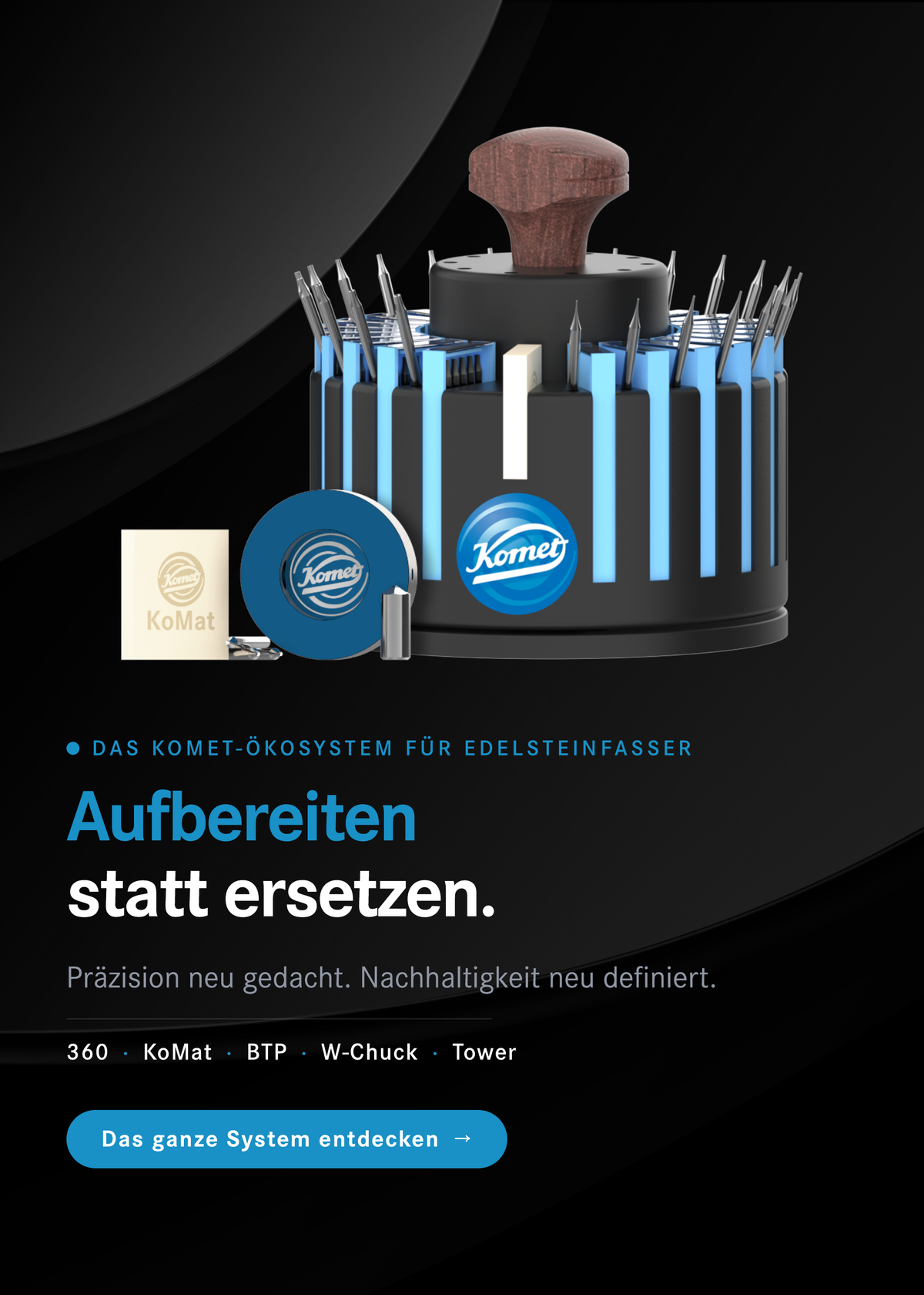 Komet Ökosystem - Aufbereiten statt ersetzen