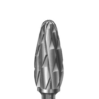 Komet Jewellery Tools , Hartmetall Fräser, Sicherheitsverzahnung mit Linksdrall