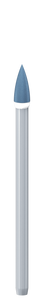 94000C | KERAMIK POLIERER DIAMANT FLAMME BLAU KURZ, grob