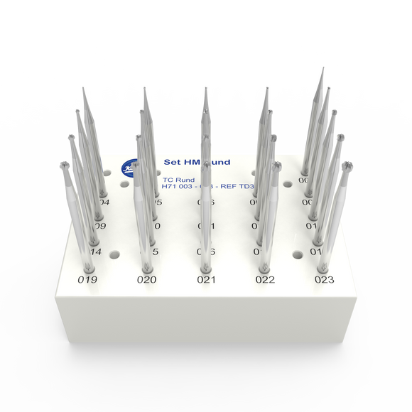 TD3246 | HARTMETALL RUND H71 003 - 023 SET